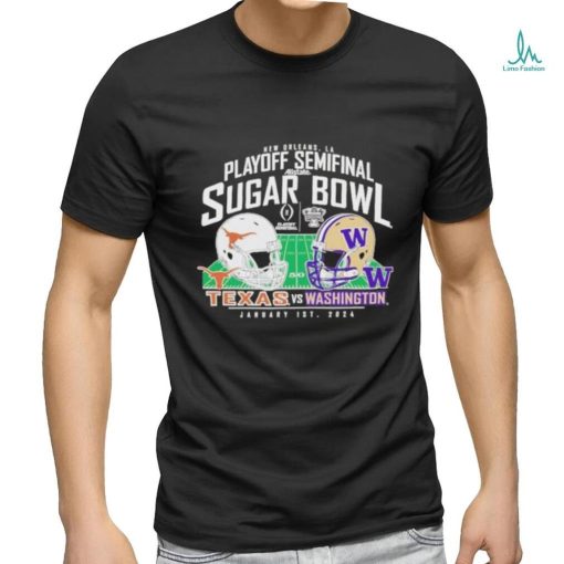Top washington Huskies vs. Texas Longhorns New Orleans.LA Playoff semifinal Sugar bowl shirt