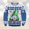 MLB I Just Wanna Miami Marlins All Day Grinch Knitting Pattern 3D Print Ugly Sweater