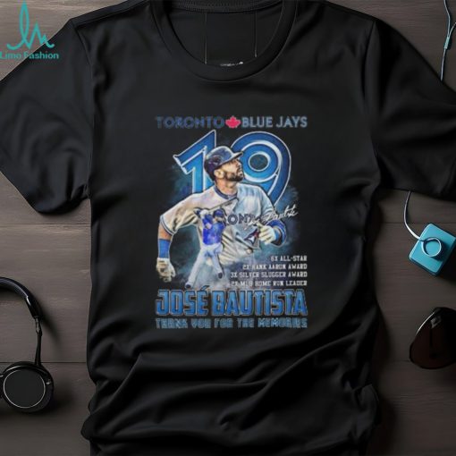 Toronto Blue Jays Jose Bautista Legends Thank You For The Memories T Shirt