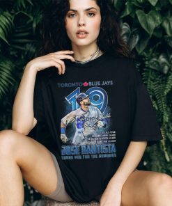 Toronto Blue Jays Jose Bautista Legends Thank You For The Memories T Shirt