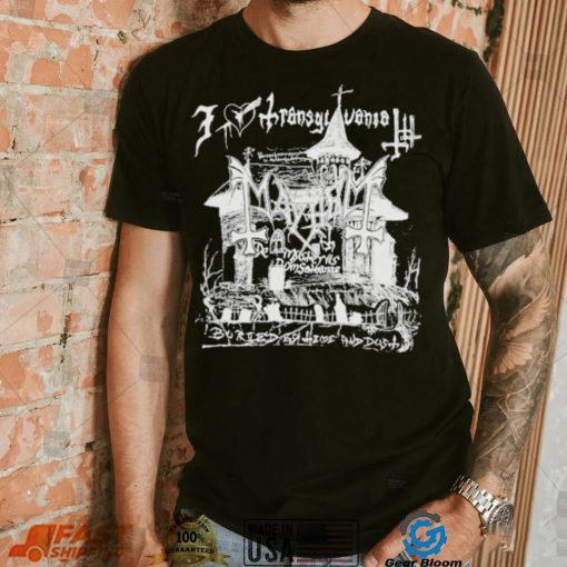 Transylvania Norway Rock Mayhem Band Vintage Punk T  shirt