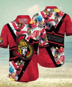 Travel Style Ottawa Senators NHL Hawaiian Aloha Shirt