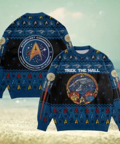 Trek The Hall Starfleet Command United Federation Of Planets Ugly Christmas Sweater