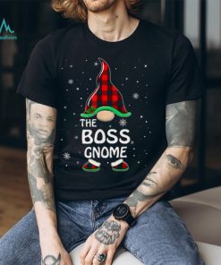 Trending Boss Gnome Buffalo Plaid Matching Family Christmas Pajama T Shirts