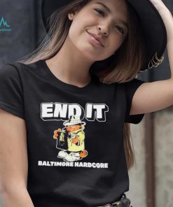 Trending Garfield end it baltimore hardcore shirt