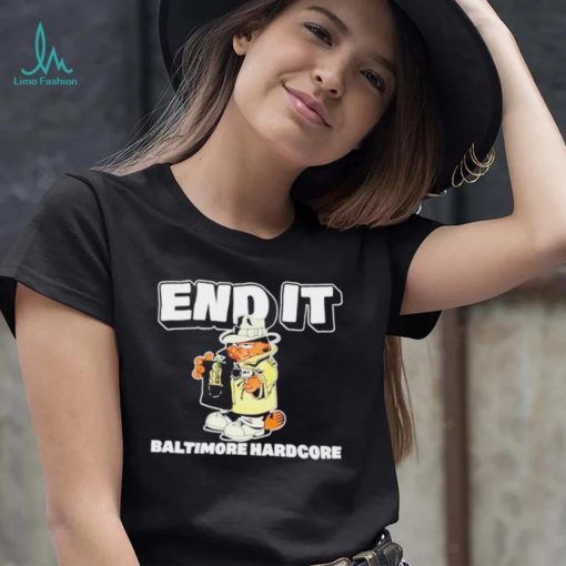 Trending Garfield end it baltimore hardcore shirt