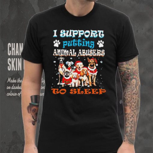Trending I support putting animal abusers to sleep shirt