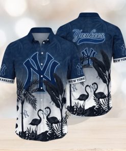 Trending MLB New York Yankees Flower Summer Hawaiian Shirt