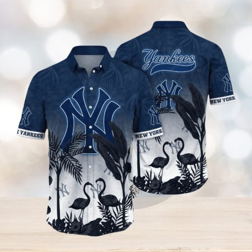 Trending MLB New York Yankees Flower Summer Hawaiian Shirt