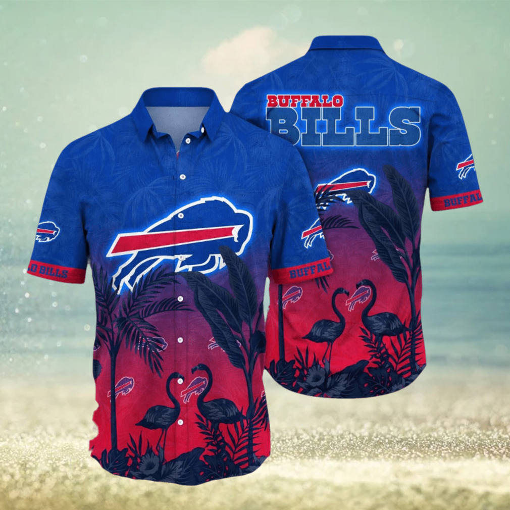 Trending NFL Buffalo Bills Flower Summer Hawaiian Shirt Trending NFL Buffalo Bills Flower Summer Hawaiian Shirt