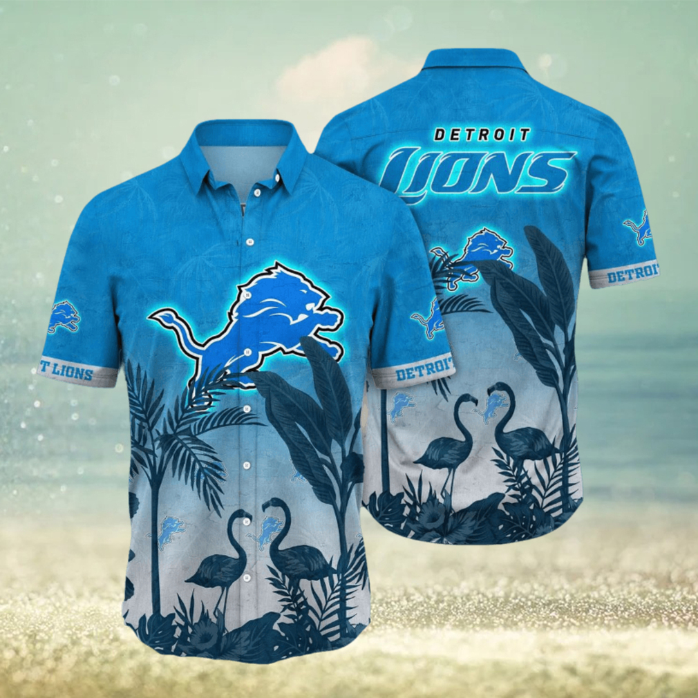 Trending NFL Detroit Lions Flower Summer Hawaiian Shirt Trending NFL Detroit Lions Flower Summer Hawaiian Shirt