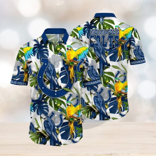 Trending NFL Indianapolis Colts Flower Summer Hawaiian Shirt