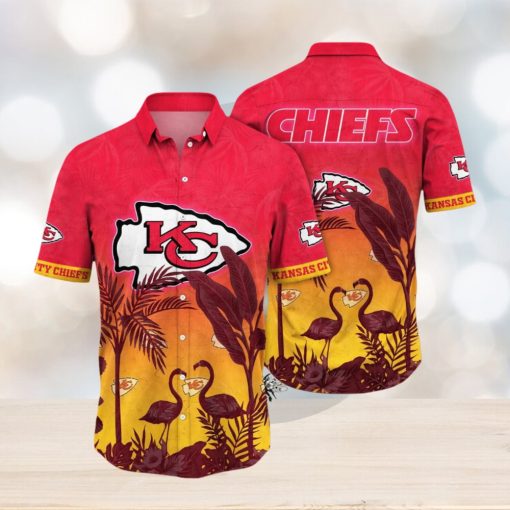 Trending NFL Kansas City Chiefs Flower Summer Hawaiian Shirt