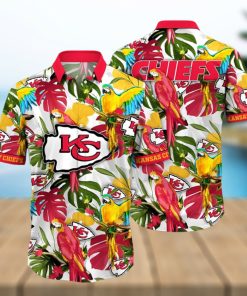 Trending NFL Kansas City Chiefs Summer Flower Hawaiian Shirt