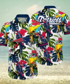 Trending NFL New England Patriots Flower Hawaiian Shirt