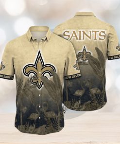 Trending NFL New Orleans Saints Flower Summer Hawaiian Shirt