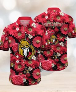 Trending This Summer Customizable NHL Ottawa Senators Hawaiian Shirt