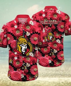 Trending This Summer Customizable NHL Ottawa Senators Hawaiian Shirt