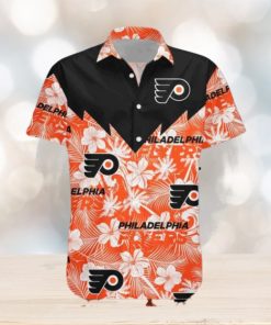 Tropical Seamless Design Philadelphia Flyers Hawaiian NHL Shirt