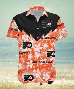 Tropical Seamless Design Philadelphia Flyers Hawaiian NHL Shirt