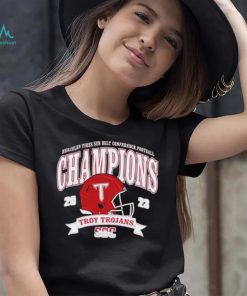 Troy University Trojans 2023 Sun Belt Football Conference Champions shirt, hoodie, sweater, long sleeve and tank top Troy University Trojans 2023 Sun Belt Football Conference Champions shirt