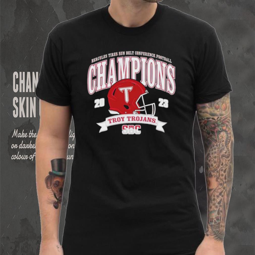 Troy University Trojans 2023 Sun Belt Football Conference Champions shirt Troy University Trojans 2023 Sun Belt Football Conference Champions shirt
