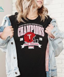 Troy University Trojans 2023 Sun Belt Football Conference Champions shirt, hoodie, sweater, long sleeve and tank top Troy University Trojans 2023 Sun Belt Football Conference Champions shirt