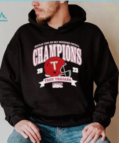 Troy University Trojans 2023 Sun Belt Football Conference Champions shirt, hoodie, sweater, long sleeve and tank top Troy University Trojans 2023 Sun Belt Football Conference Champions shirt