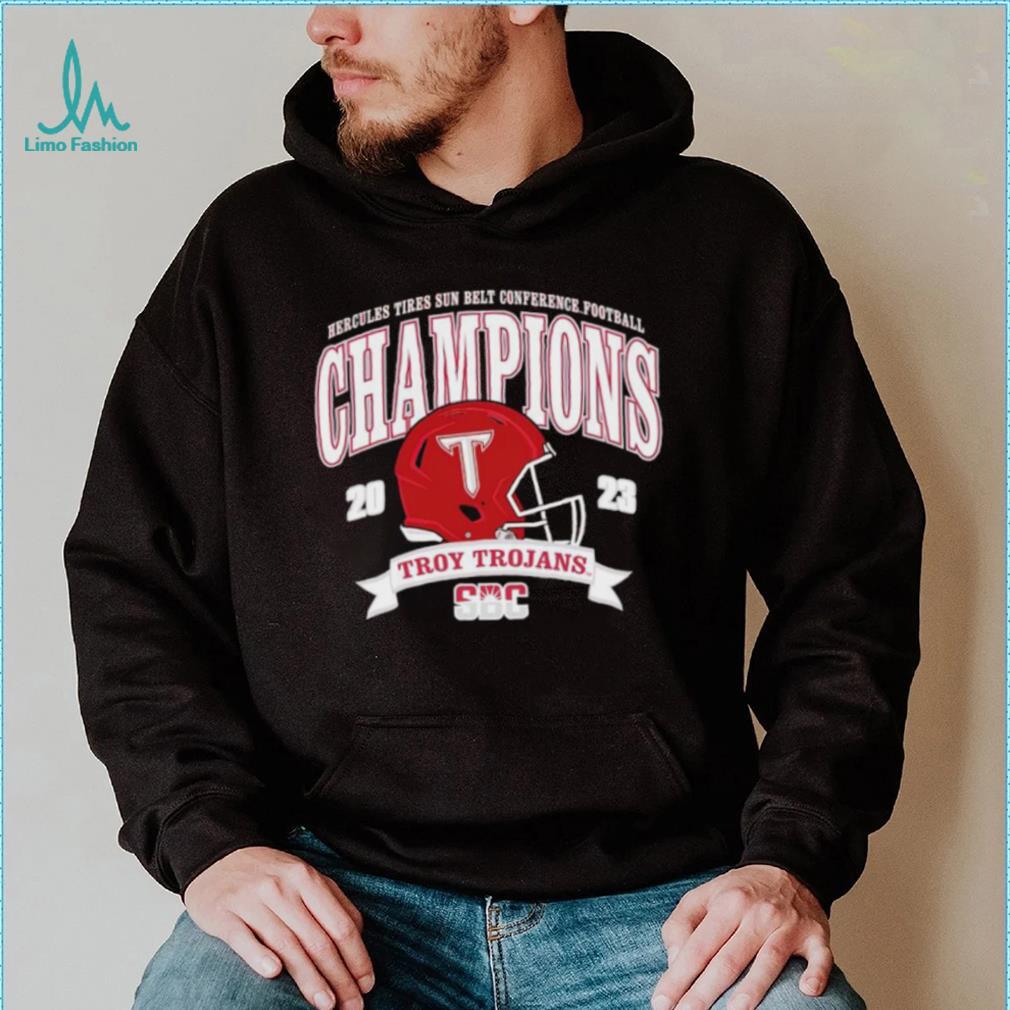 Troy University Trojans 2023 Sun Belt Football Conference Champions shirt Troy University Trojans 2023 Sun Belt Football Conference Champions shirt