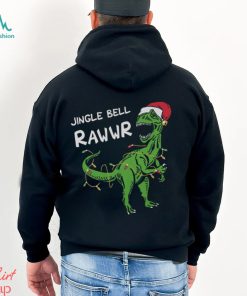 Tstars Boys Unisex Christmas Shirts Gift for Kids Jingle Bell Rawr T Rex Santa Kids Family Holiday Shirts Xmas Party Christmas Gifts for Boy Toddler Kids Birthday Gift T Shirt