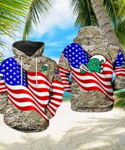 Tulane Green Wave NCAA US Flag Camo Veteran 3D Printed Hoodie