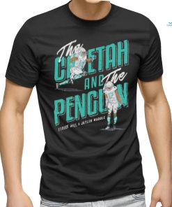 Tyreek Hill and Jaylen Waddle Miami Cheetah and Penguin Miami Dolphins NFL shirt