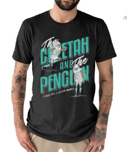 Tyreek Hill and Jaylen Waddle Miami Cheetah and Penguin Miami Dolphins NFL shirt