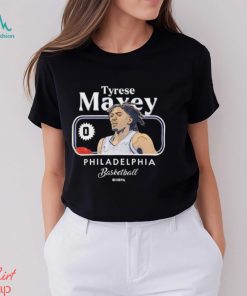 Tyrese Maxey 0 New Idol In Philadelphia 76ers Basketball NBA T Shirt