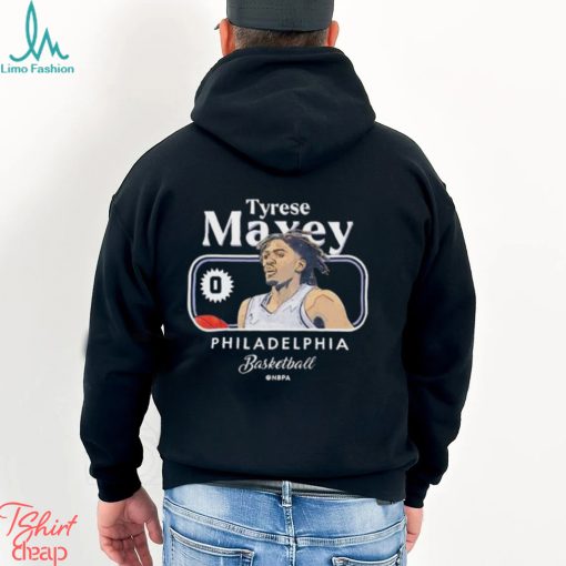 Tyrese Maxey 0 New Idol In Philadelphia 76ers Basketball NBA T Shirt