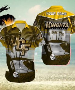 UCF Knights NCAA Best Custom Name Hawaiian Shirt Beach For Men Women Gift For Fans