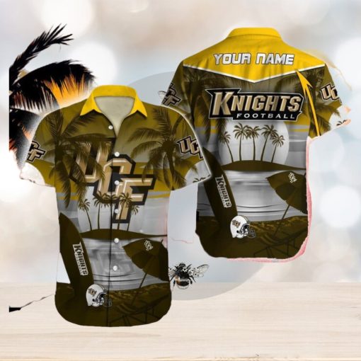 UCF Knights NCAA Best Custom Name Hawaiian Shirt Beach For Men Women Gift For Fans