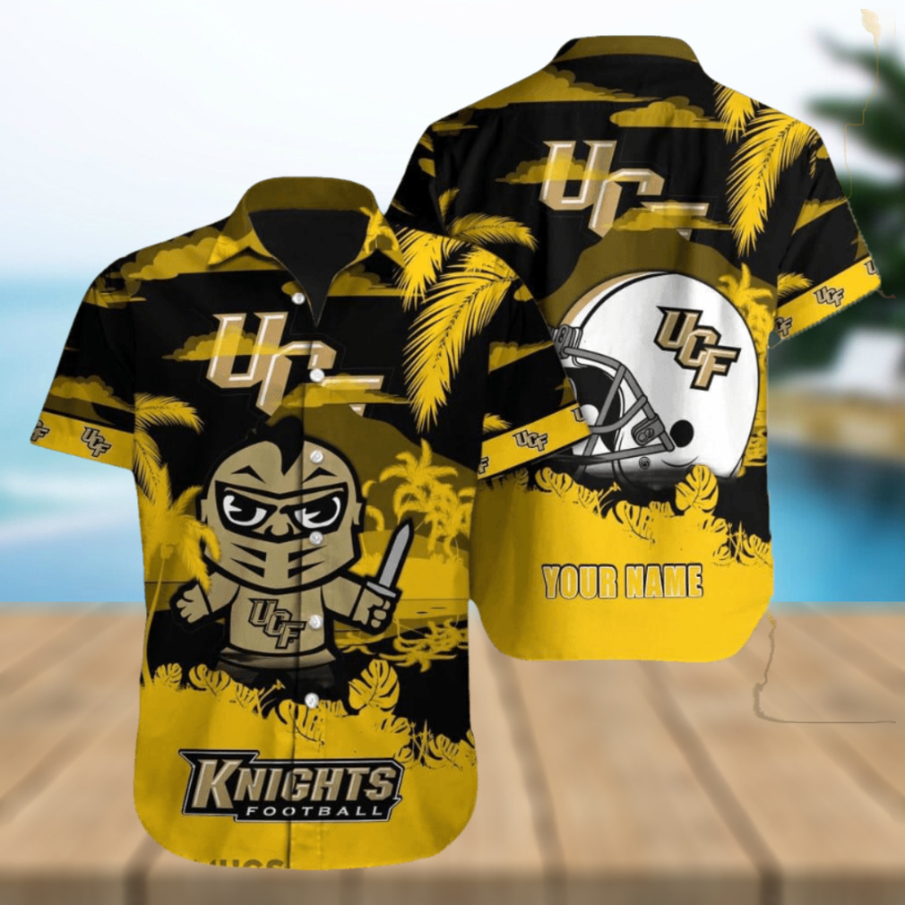 UCF Knights NCAA Stylish Custom Name Hawaiian Shirt Beach For Men Women Gift For Fans UCF Knights NCAA Stylish Custom Name Hawaiian Shirt Beach For Men Women Gift For Fans