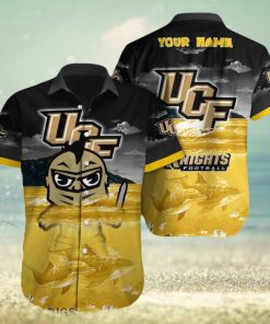 UCF Knights NCAA Top Custom Name Hawaiian Shirt Beach For Men Women Gift For Fans