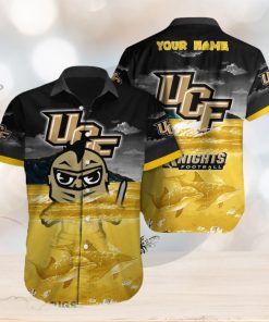 UCF Knights NCAA Top Custom Name Hawaiian Shirt Beach For Men Women Gift For Fans