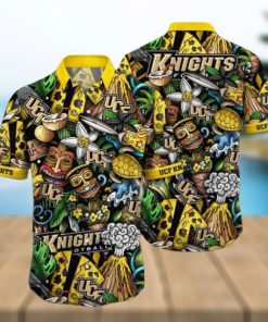 UCF Knights NCAA1 Flower Hawaiian Shirt