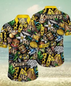 UCF Knights NCAA1 Flower Hawaiian Shirt