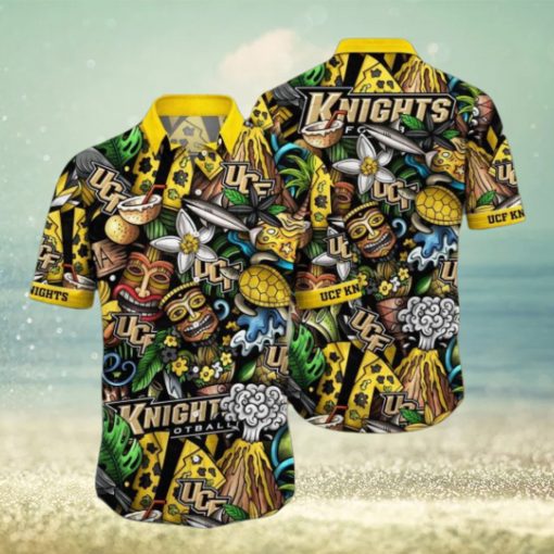 UCF Knights NCAA1 Flower Hawaiian Shirt