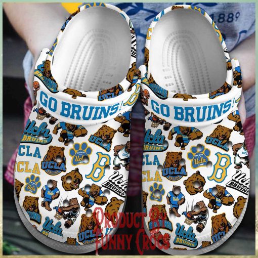 UCLA Bruins Go Bruins NCAA Crocs Slippers