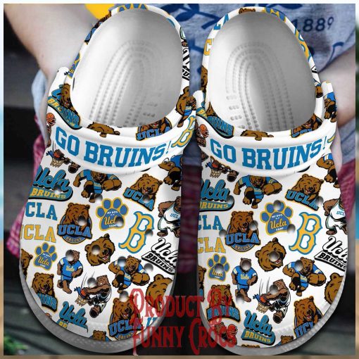 UCLA Bruins Go Bruins NCAA Crocs Slippers