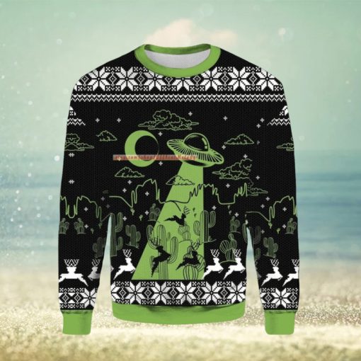 UFO Holographic Ugly 3D Sweater