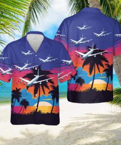 US Air Force RC 135M Rivet Card (sn 62 4132) of the 82nd RS Hawaiian Shirt