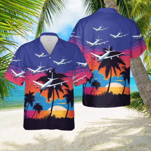 US Air Force RC 135M Rivet Card (sn 62 4132) of the 82nd RS Hawaiian Shirt