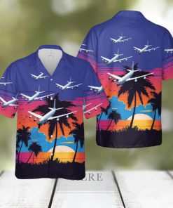 US Air Force RC 135M Rivet Card (sn 62 4132) of the 82nd RS Hawaiian Shirt