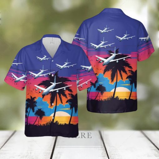 US Air Force RC 135M Rivet Card (sn 62 4132) of the 82nd RS Hawaiian Shirt